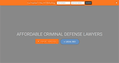 Desktop Screenshot of felonies4less.com